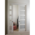 European US Style 5 Panel OEM White Painted Panel Doors